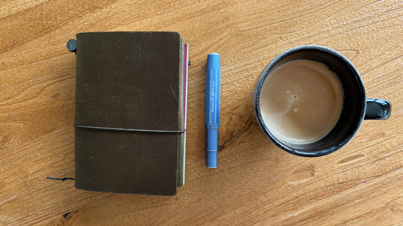 Ein Weltenbummler in Oliv - Mein neues Traveler’s Notebook